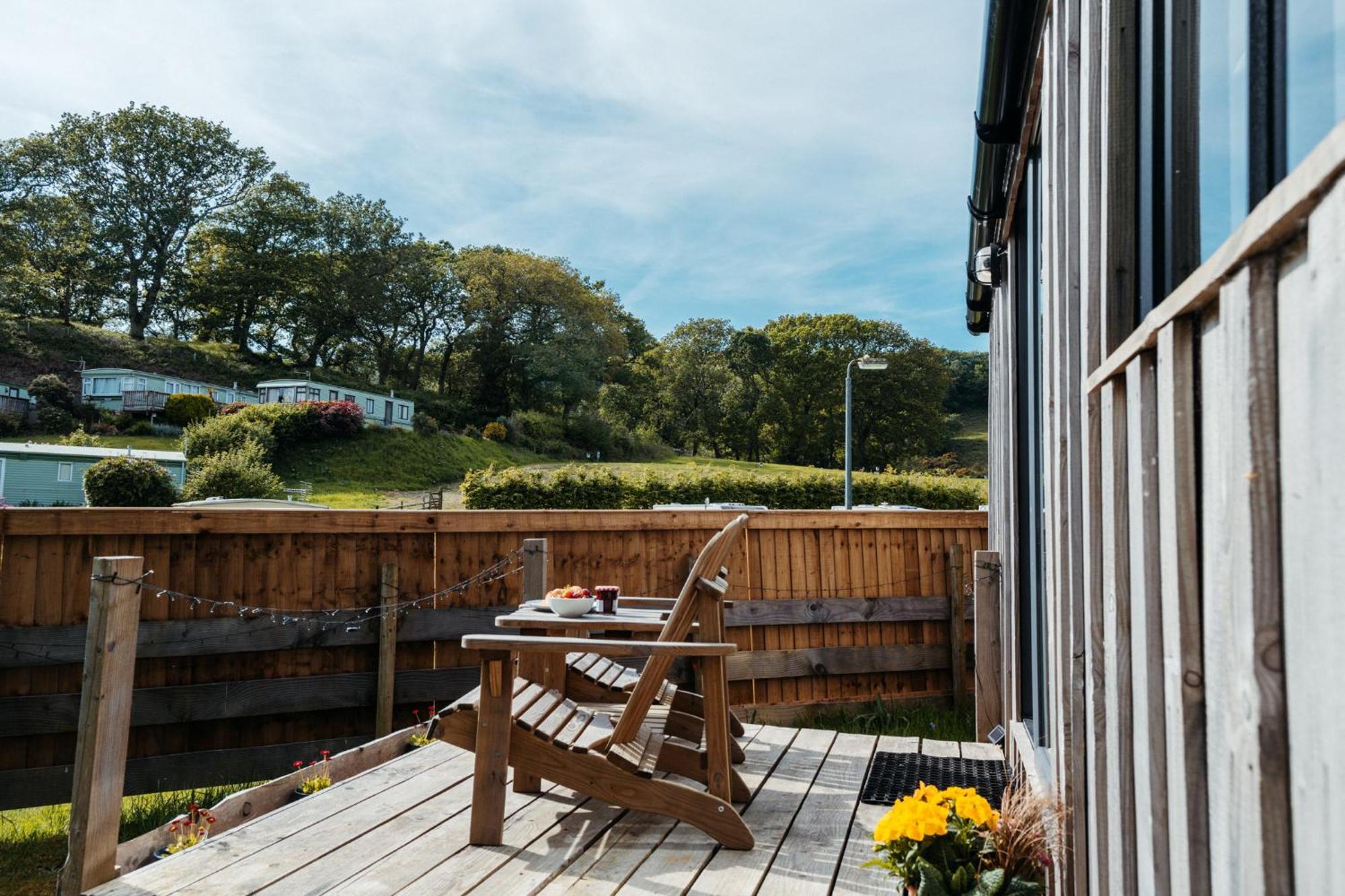Cefn Crib Cabins Machynlleth Exterior photo